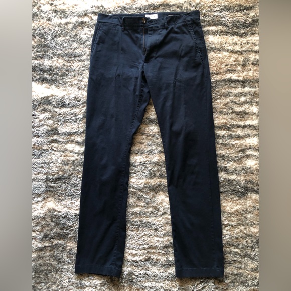 Navy blue chino pants - Picture 2 of 3